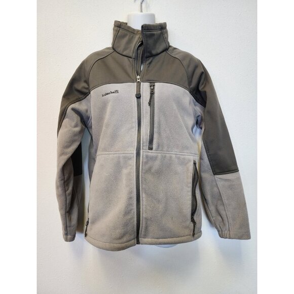 Avalanche Jacket Men Small Fleece Full Zip Gray Guardian Weather Shield - Picture 1 of 10